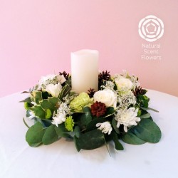 Table Wreath with Candle