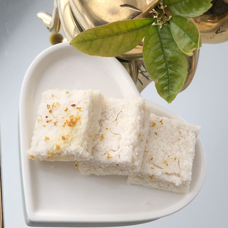 Steamed Rice Cake with Osmanthus(Vegan & Gluten Free)