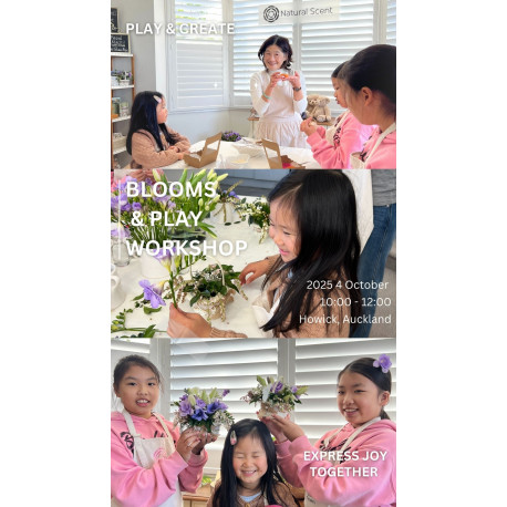 Blooms & Play Workshop - 4 October 2025
