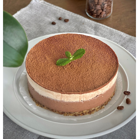 Raw Tiramisu Cheesecake