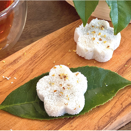 Steamed Rice Cake with Osmanthus(Vegan & Gluten Free)