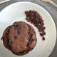 Vegan Gluten-Free Double Chocolate Chip Muffin