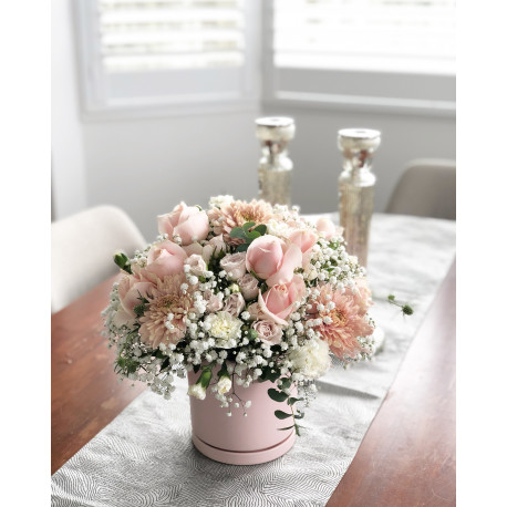 Pink Roses Arrangement